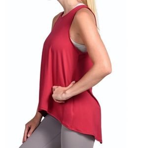 •YOGALICIOUS• Overlapped Open Back Tank